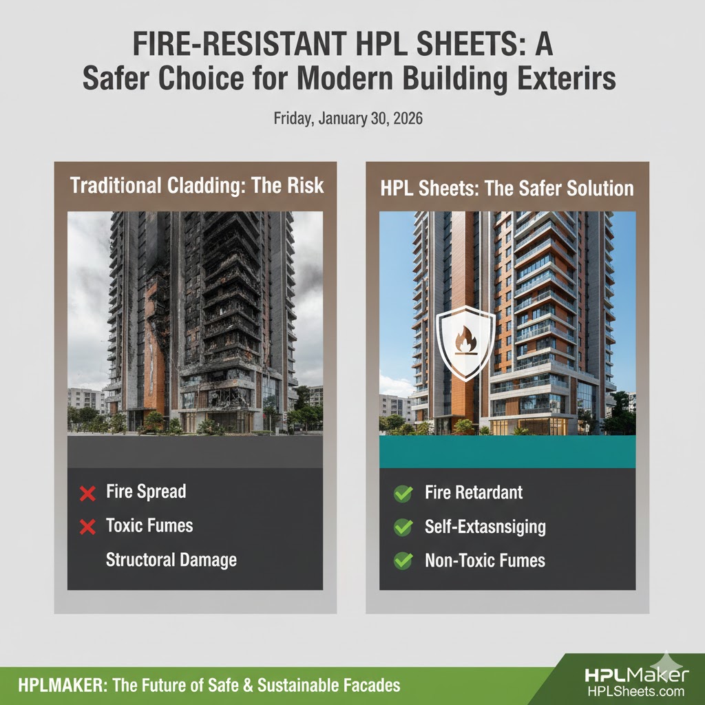 fire safety hpl sheet